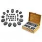 Preview: Hot Stone Set Reflexzonenmassage mit 35 Hot Stones